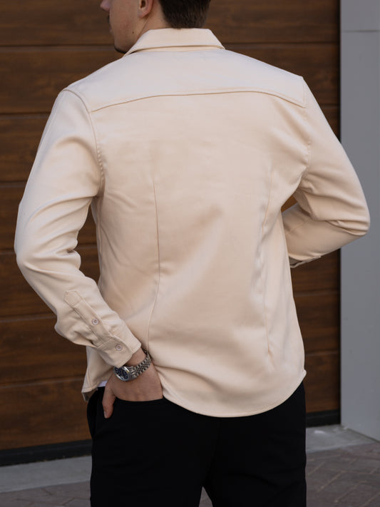 The Milano Overshirt - Beige