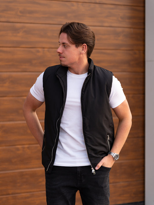 The Romano Bodywarmer - Black
