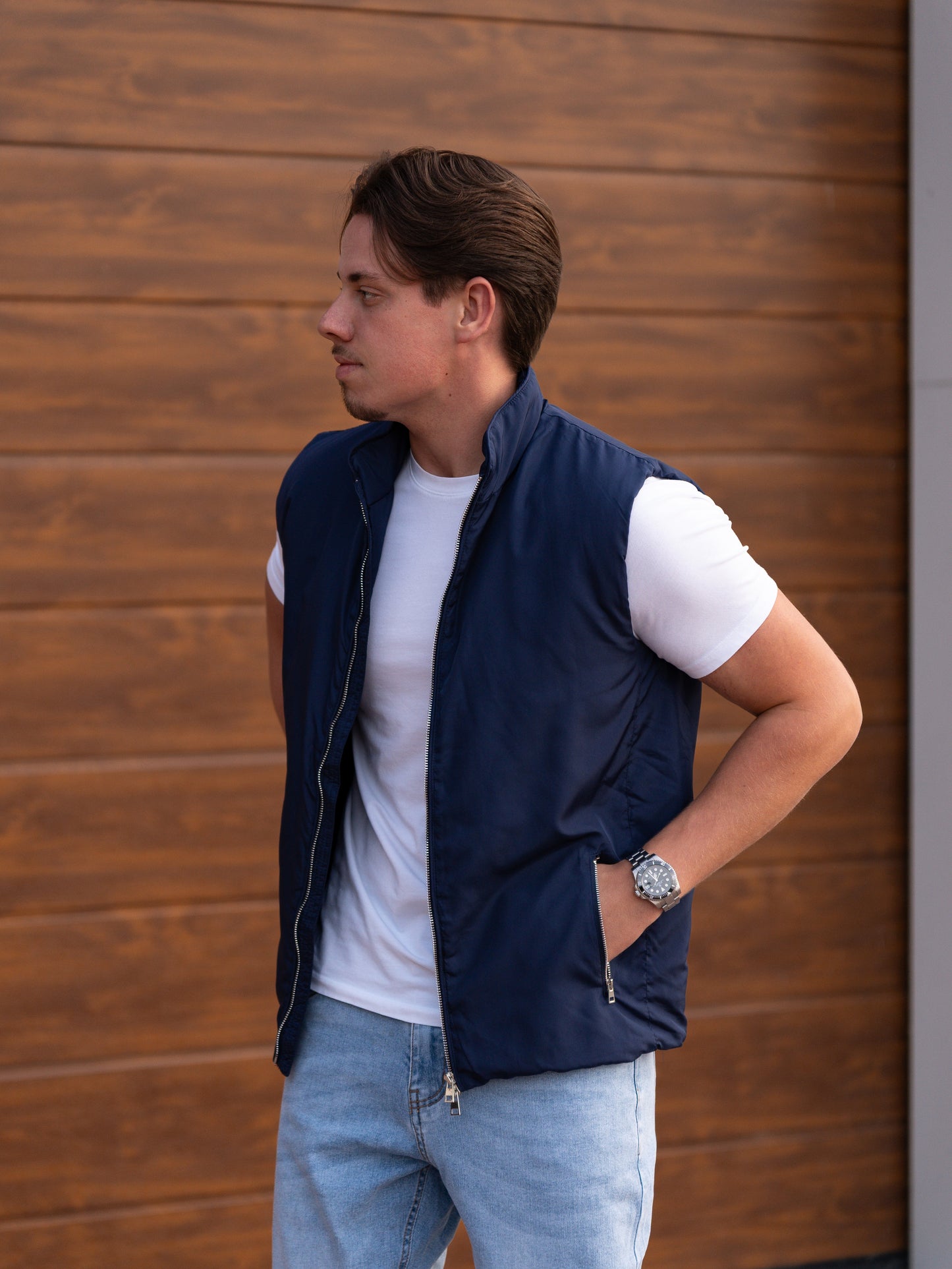 The Romano Bodywarmer - Dark Blue