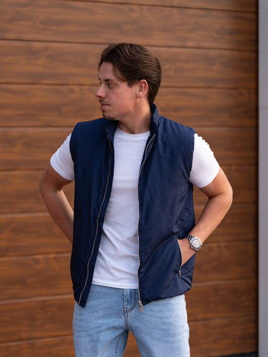 The Romano Bodywarmer - Dark Blue