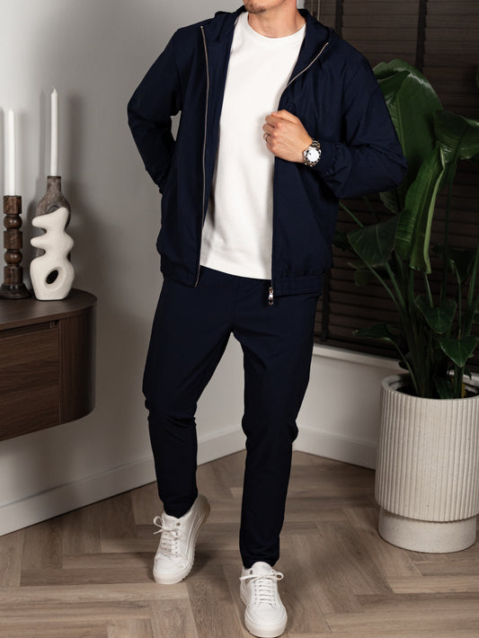 The Hooded Tech Suit - Dark Blue
