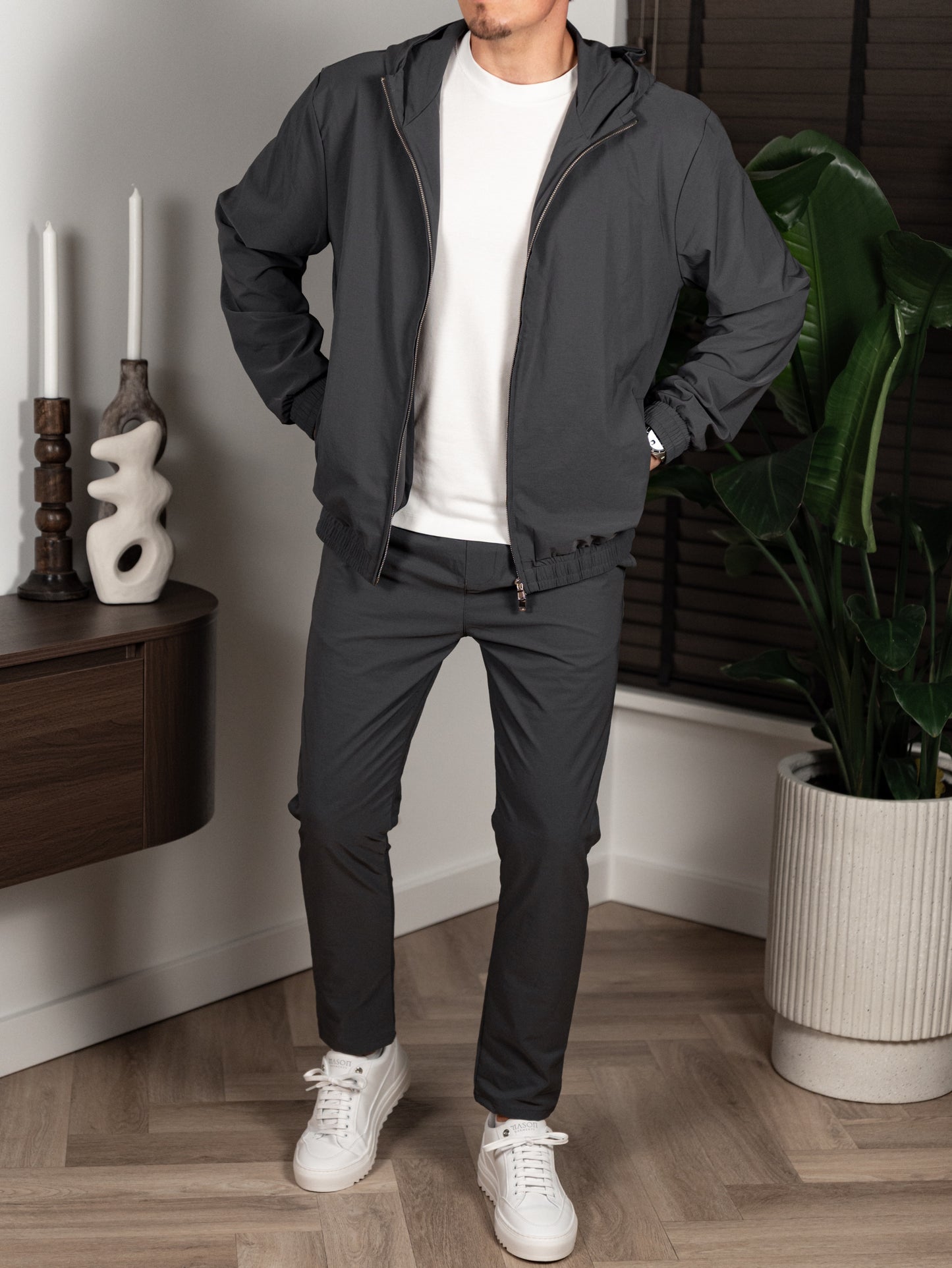 The Hooded Tech Suit - Grey