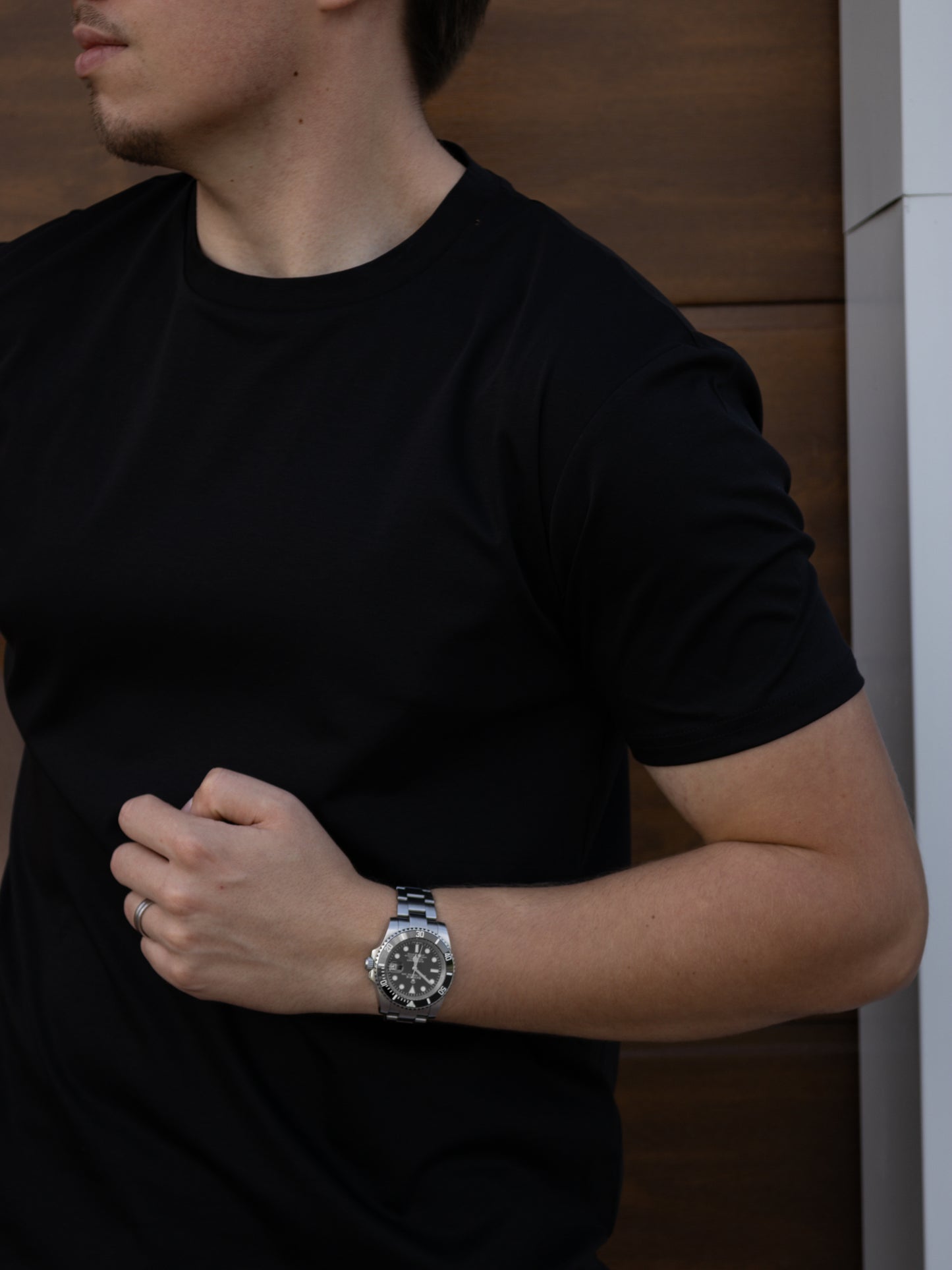 The Mercerised T-Shirt - Black