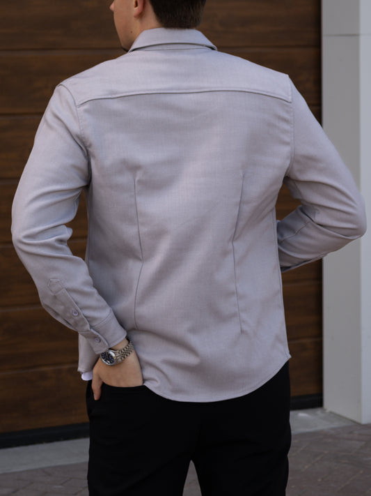 The Milano Overshirt - Grey