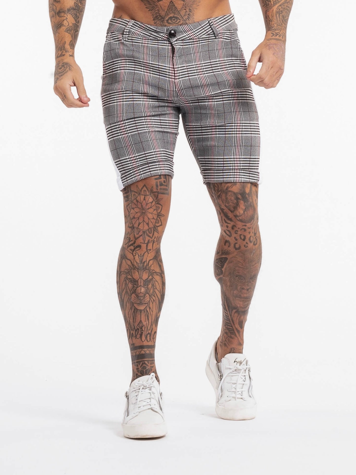 The Emanuele Shorts - Grey/White