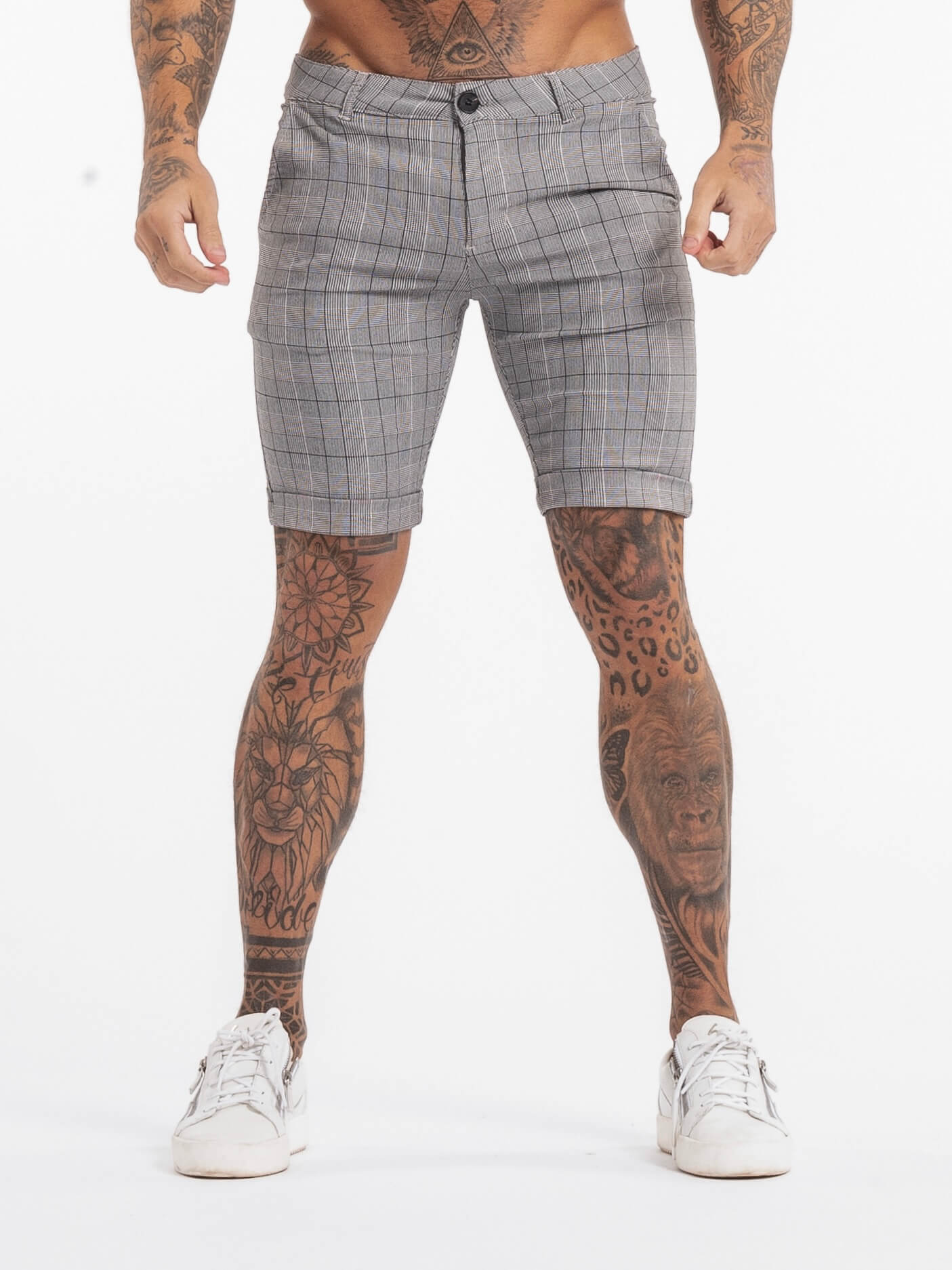 THE EMANUELE SHORTS - LIGHT GREY