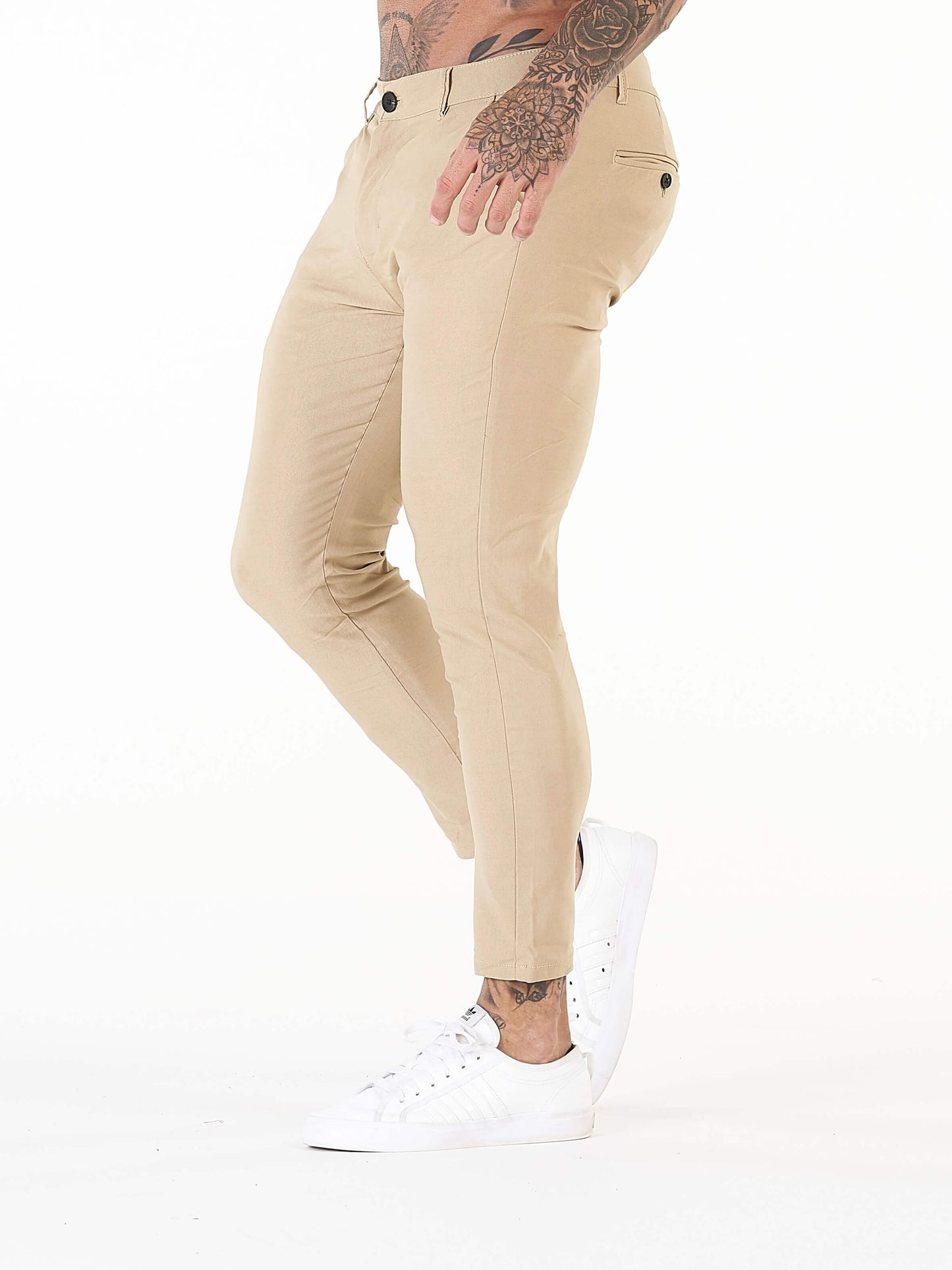 Stylish Michèllo jeans trousers and shorts in various sizes, colors, and styles for men, including class, ripped designs, and summer shorts.