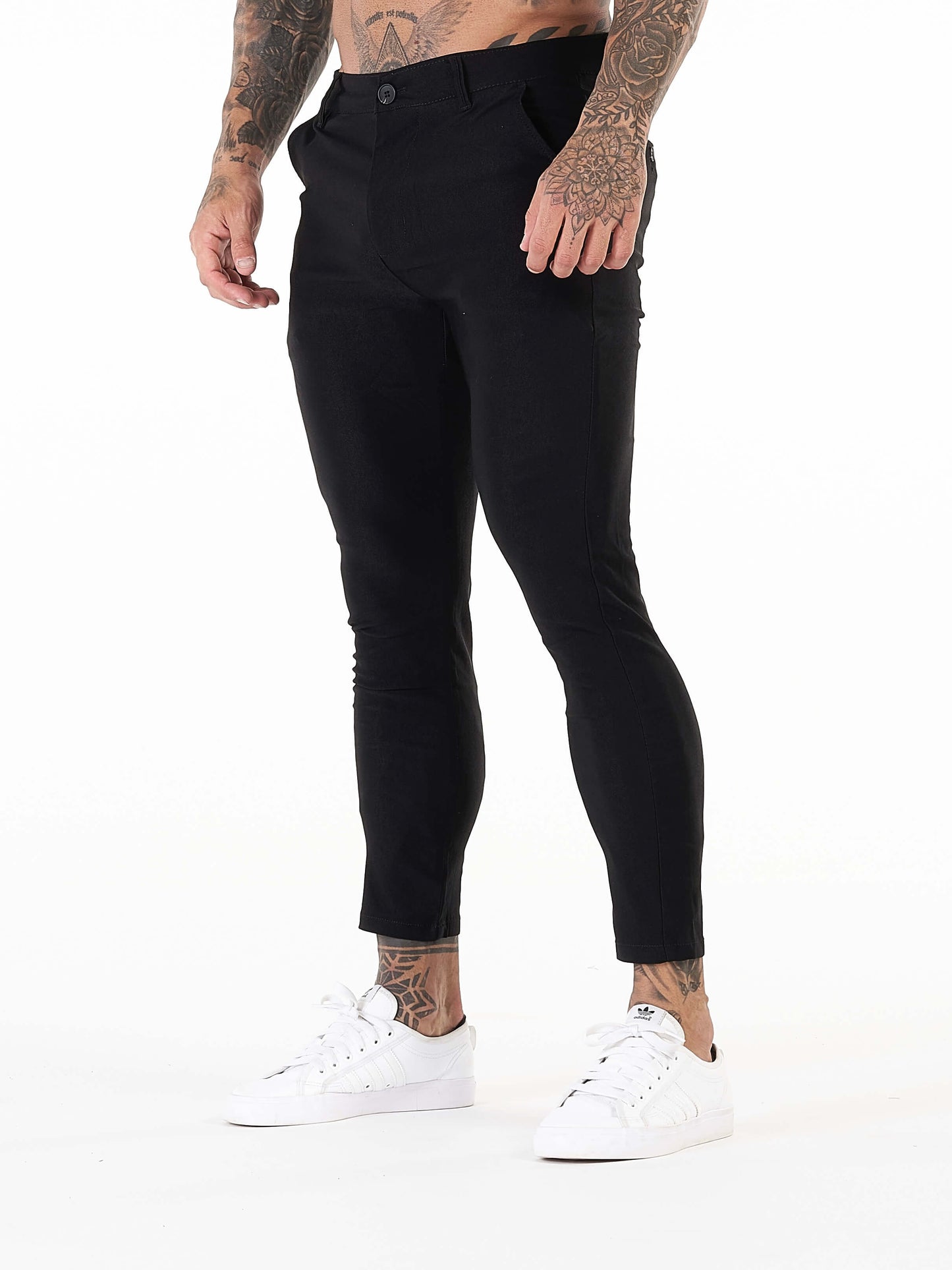 Stylish Michèllo jeans trousers and shorts in various sizes, colors, and styles for men, including class, ripped designs, and summer shorts.