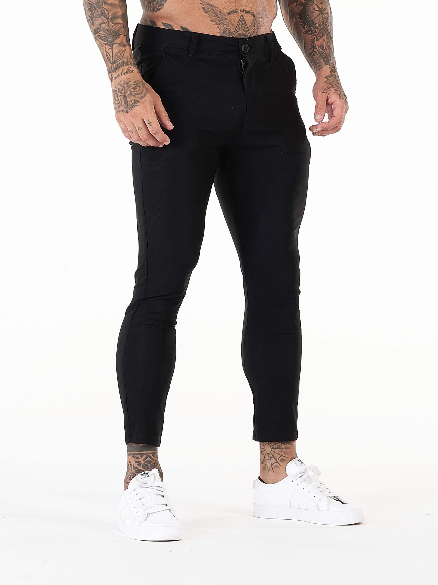Stylish Michèllo jeans trousers and shorts in various sizes, colors, and styles for men, including class, ripped designs, and summer shorts.