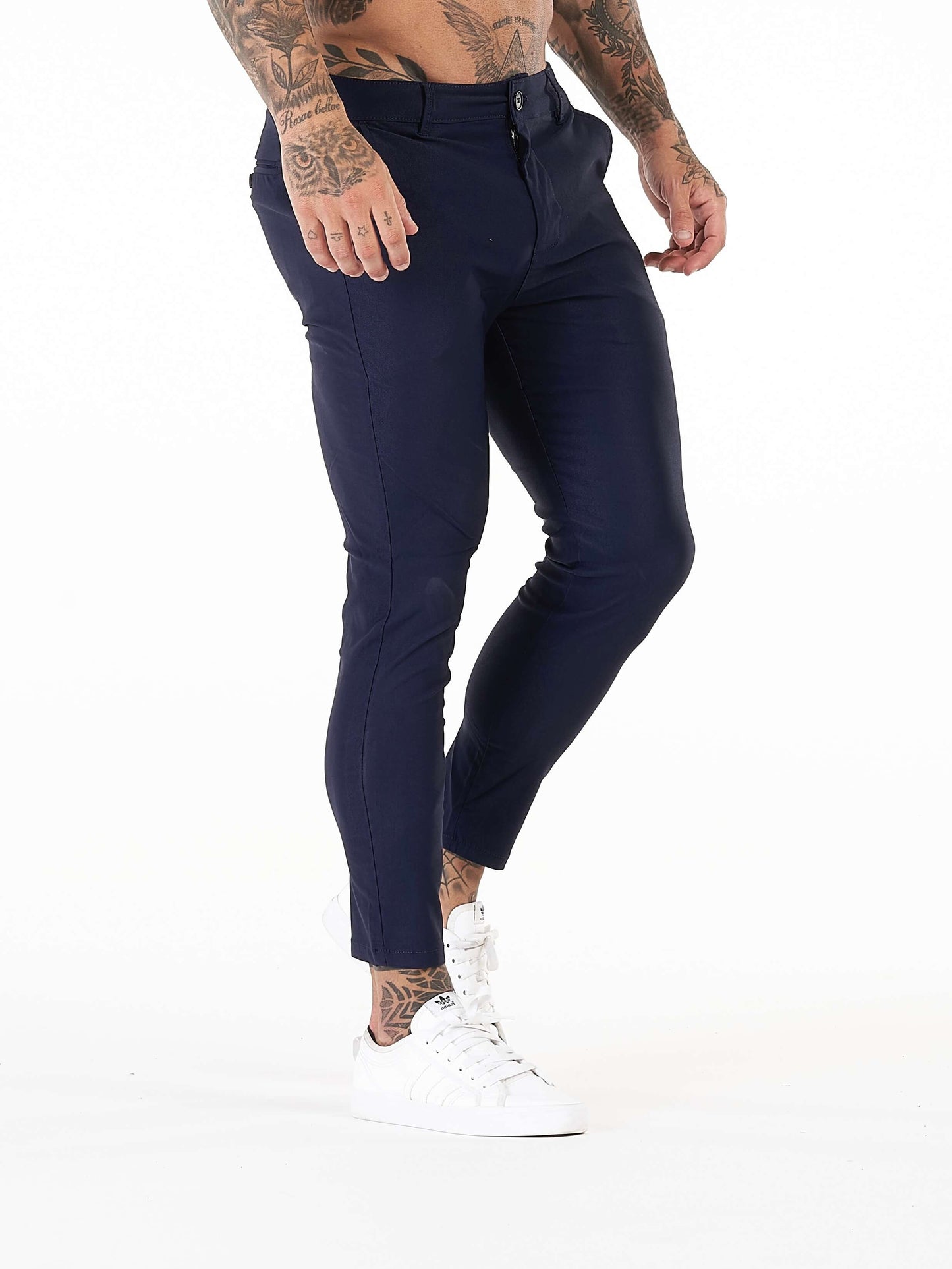 Stylish Michèllo jeans trousers and shorts in various sizes, colors, and styles for men, including class, ripped designs, and summer shorts.