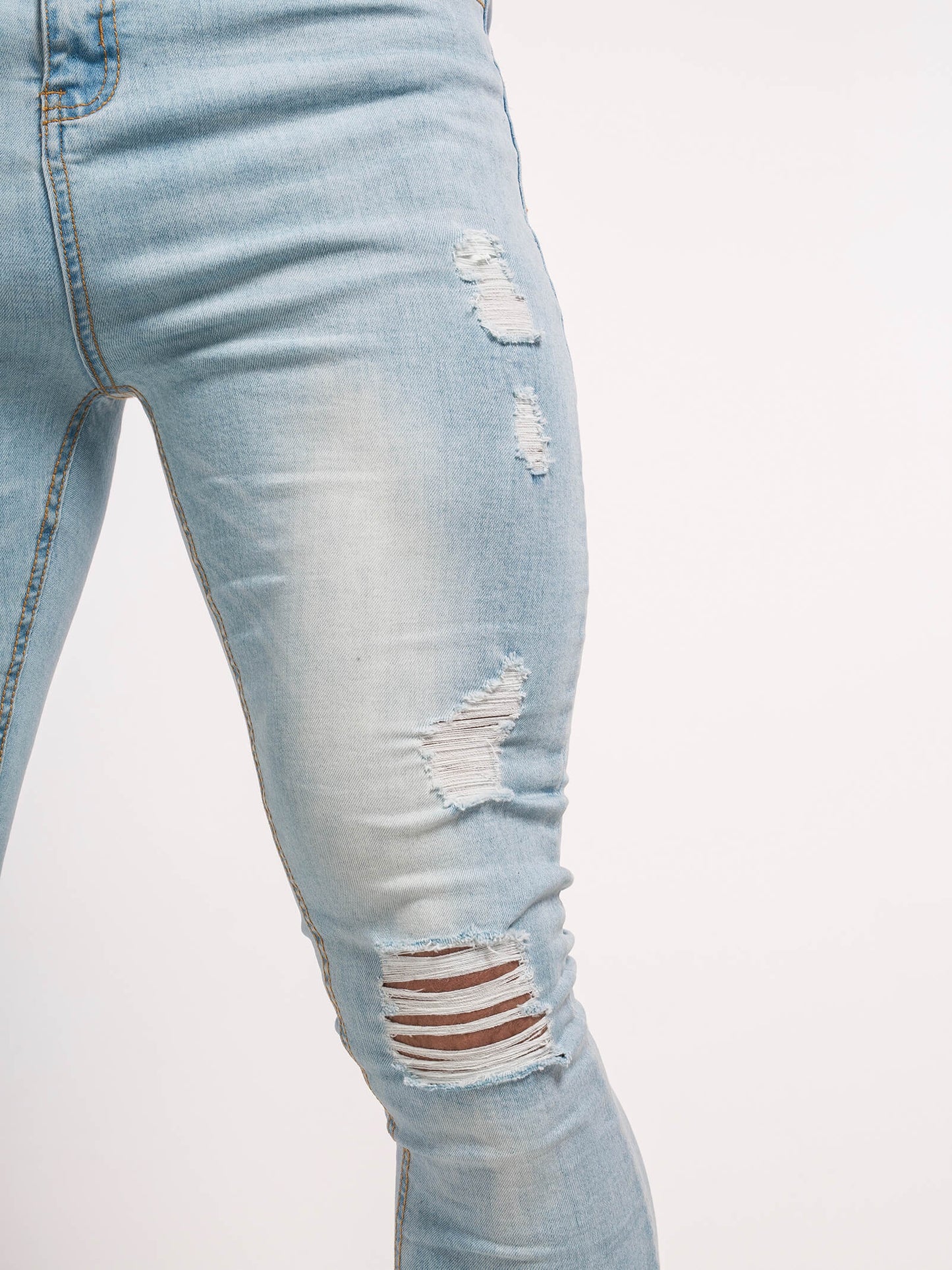 Stylish Michèllo jeans trousers and shorts in various sizes, colors, and styles for men, including class, ripped designs, and summer shorts.
