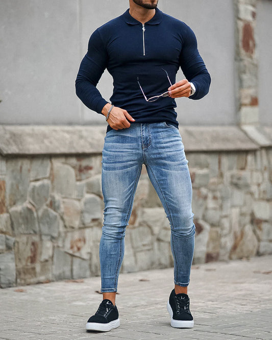 The Lucente Jeans - Washed Blue