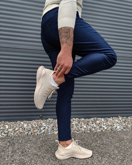 The Valerio Trousers - Dark Blue