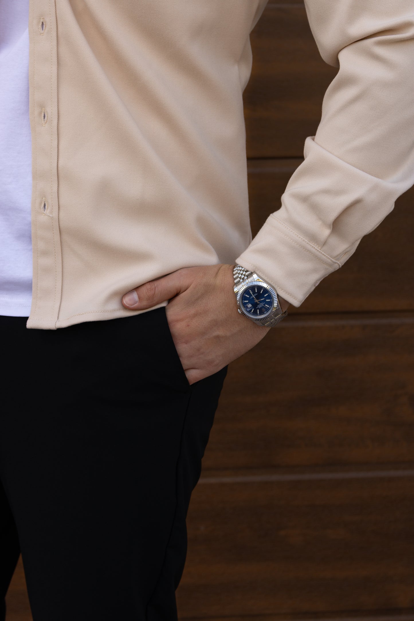 The Milano Overshirt - Beige