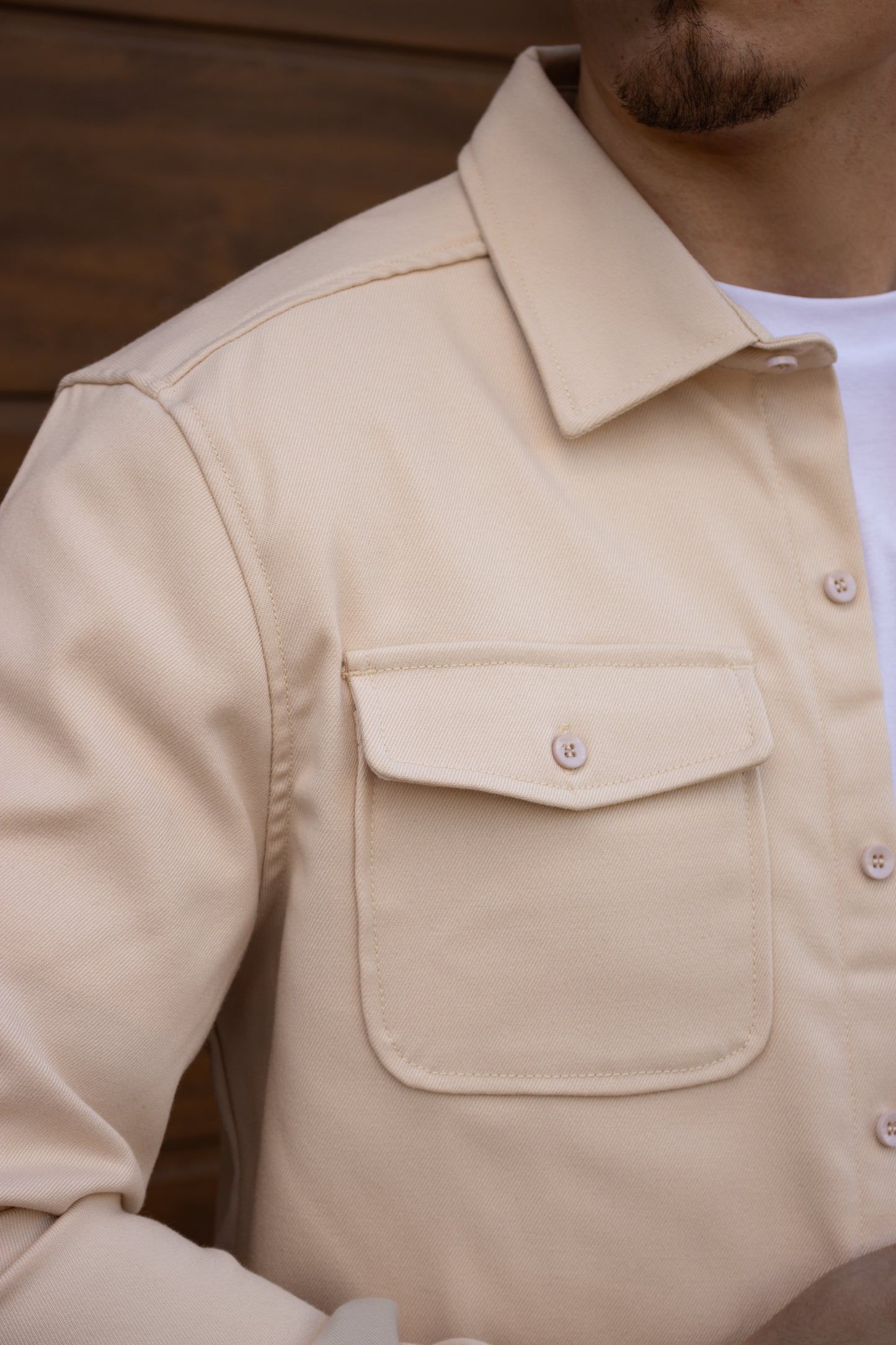 The Milano Overshirt - Beige