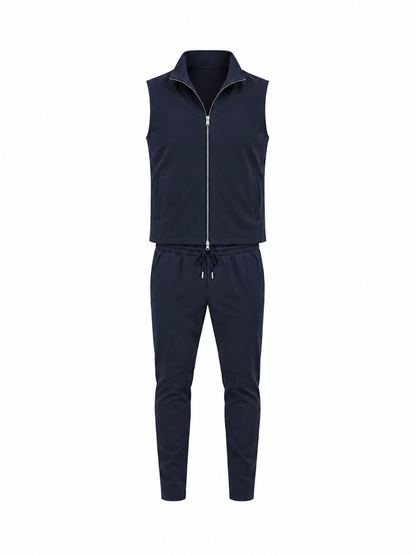 Tech Gilet Suit - Dark Blue