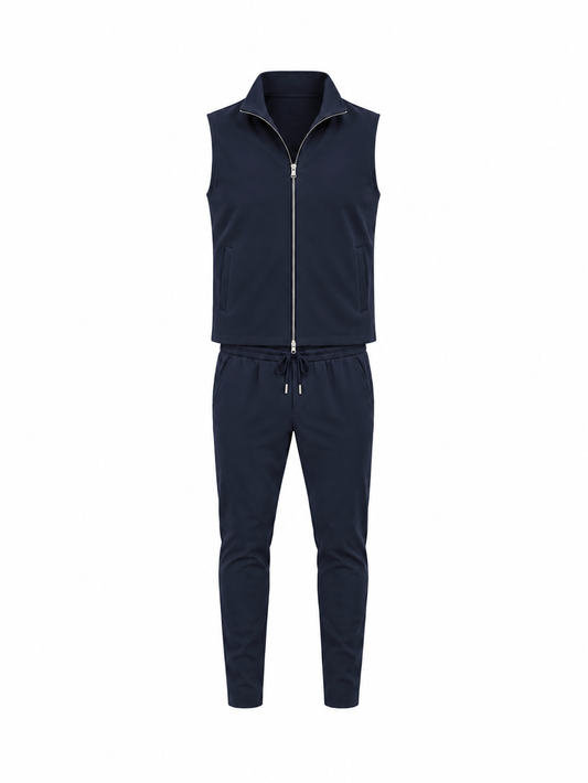 Tech Gilet Suit - Dark Blue
