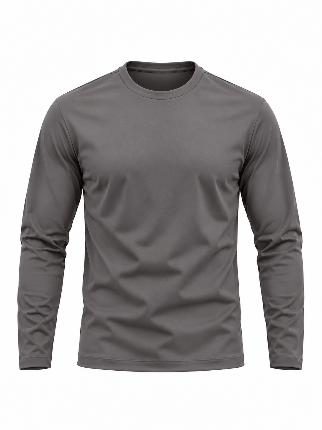 Mercerised Long Sleeve - Grey