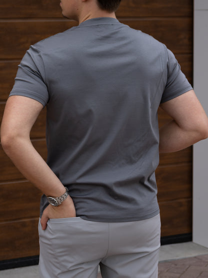 The Mercerised T-Shirt - Grey