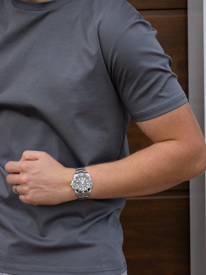 The Mercerised T-Shirt - Grey