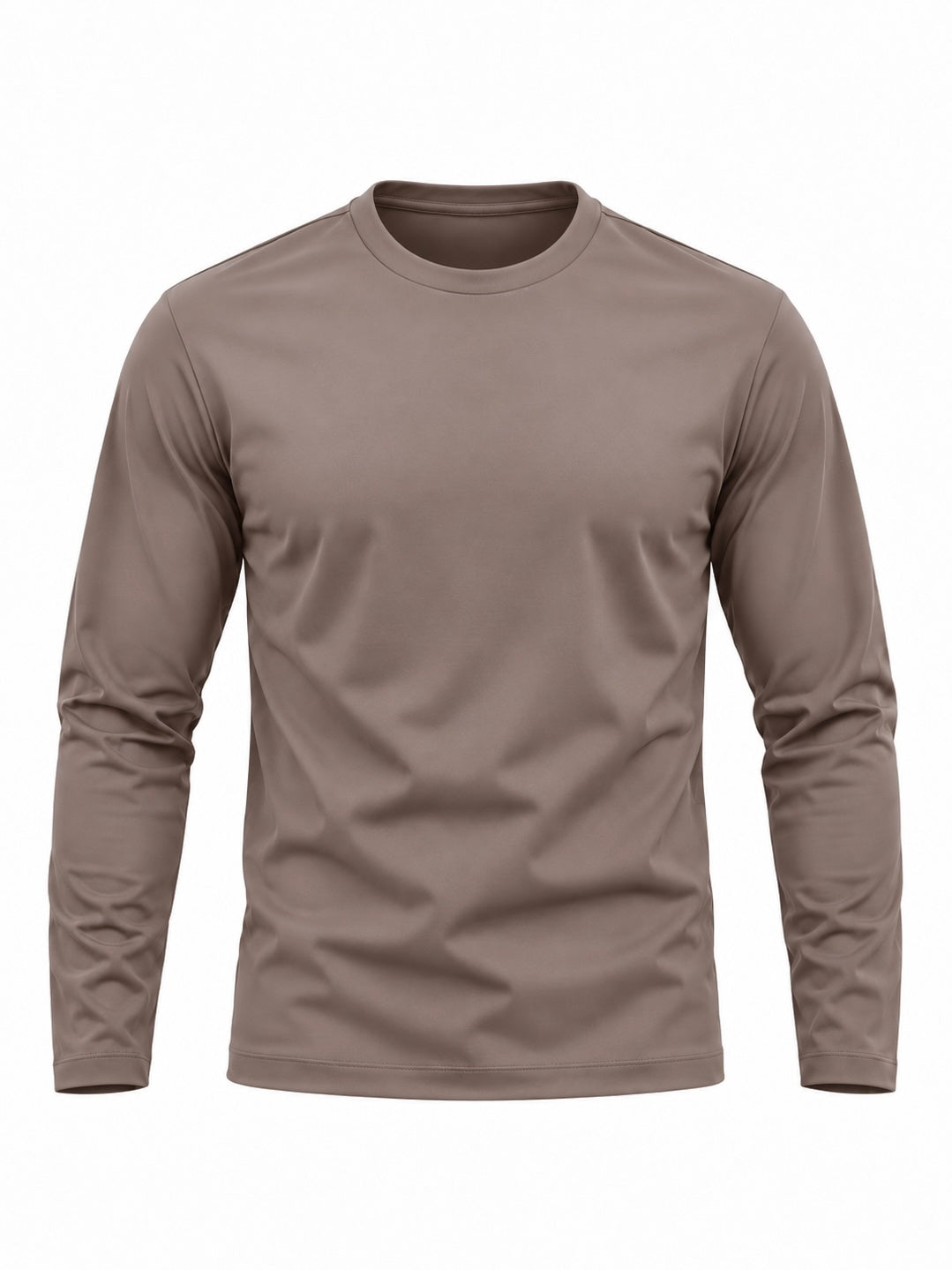 Mercerised Long Sleeve - Camel