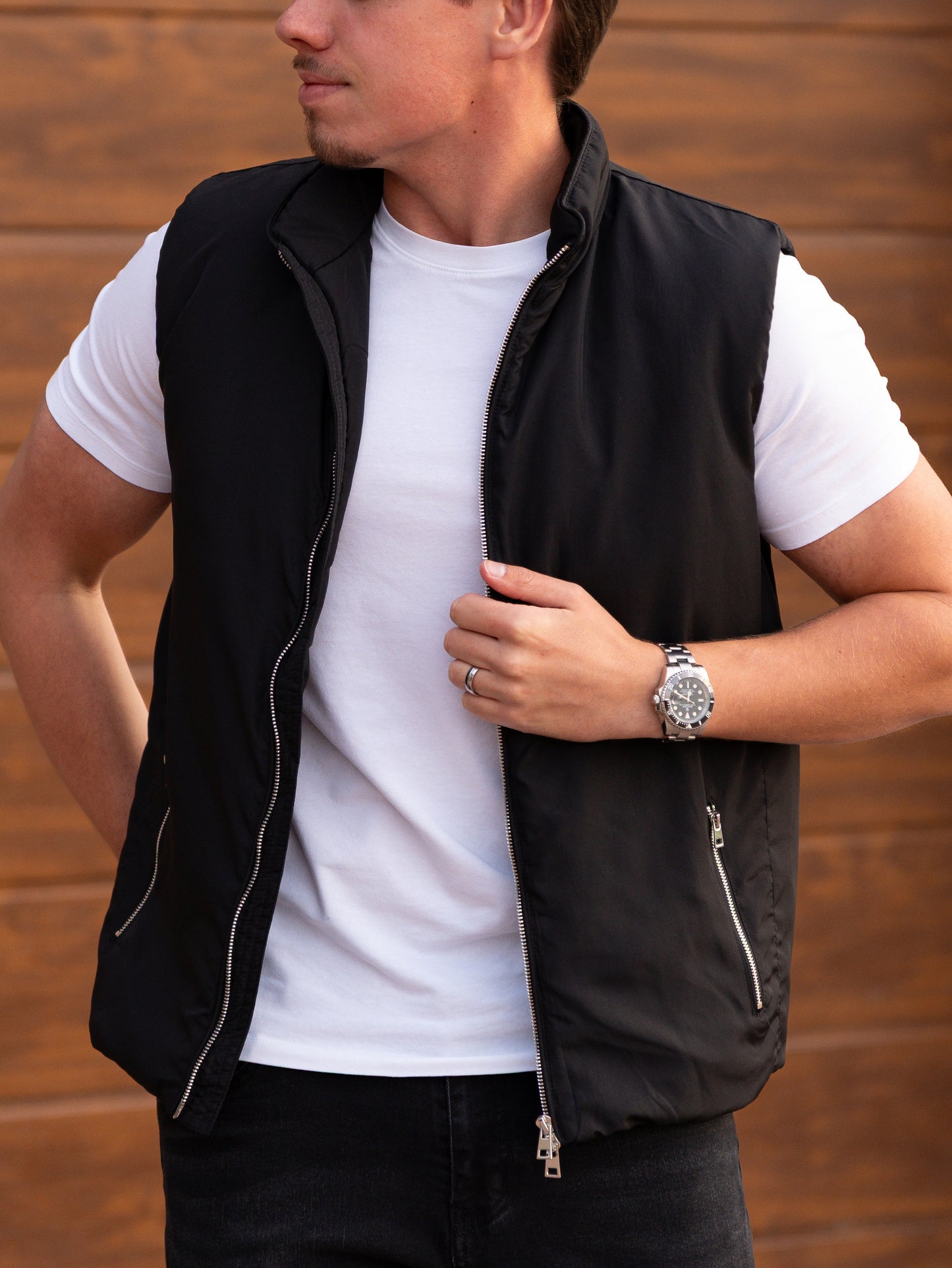 The Romano Bodywarmer - Black