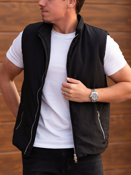 The Romano Bodywarmer - Black