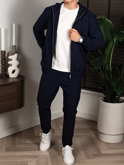 The Hooded Tech Suit - Dark Blue