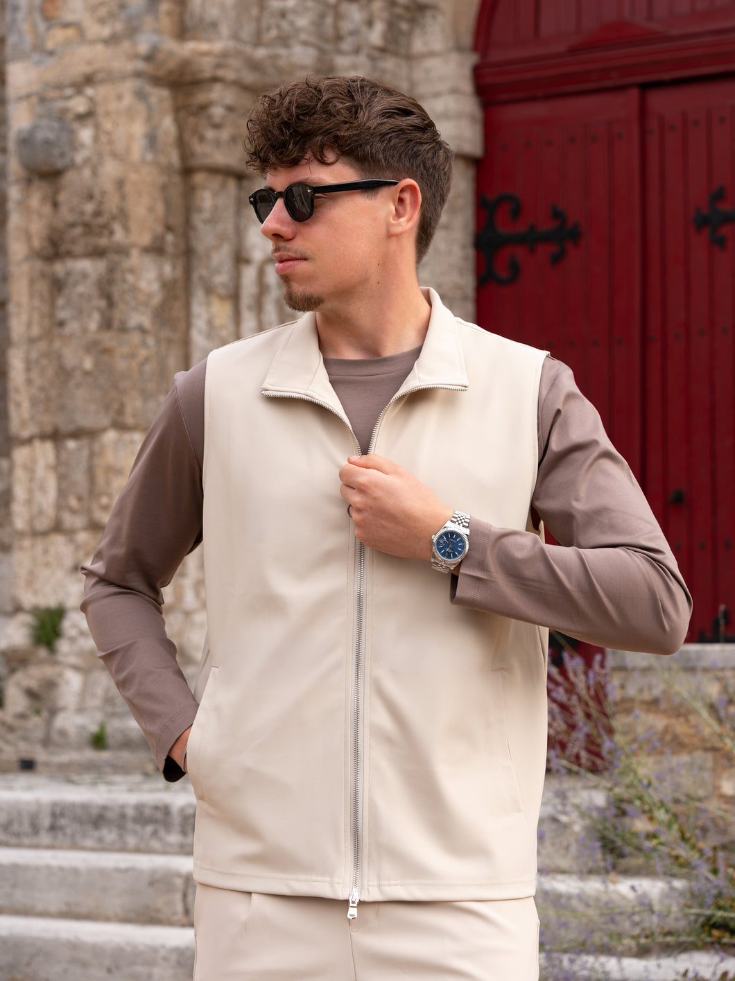 Tech Gilet - Beige