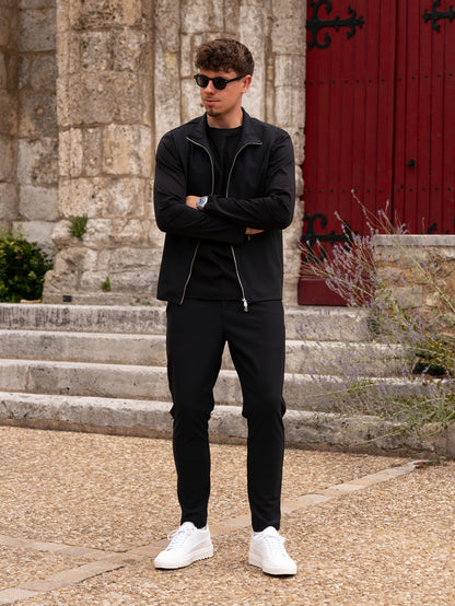 Tech Gilet Suit - Black