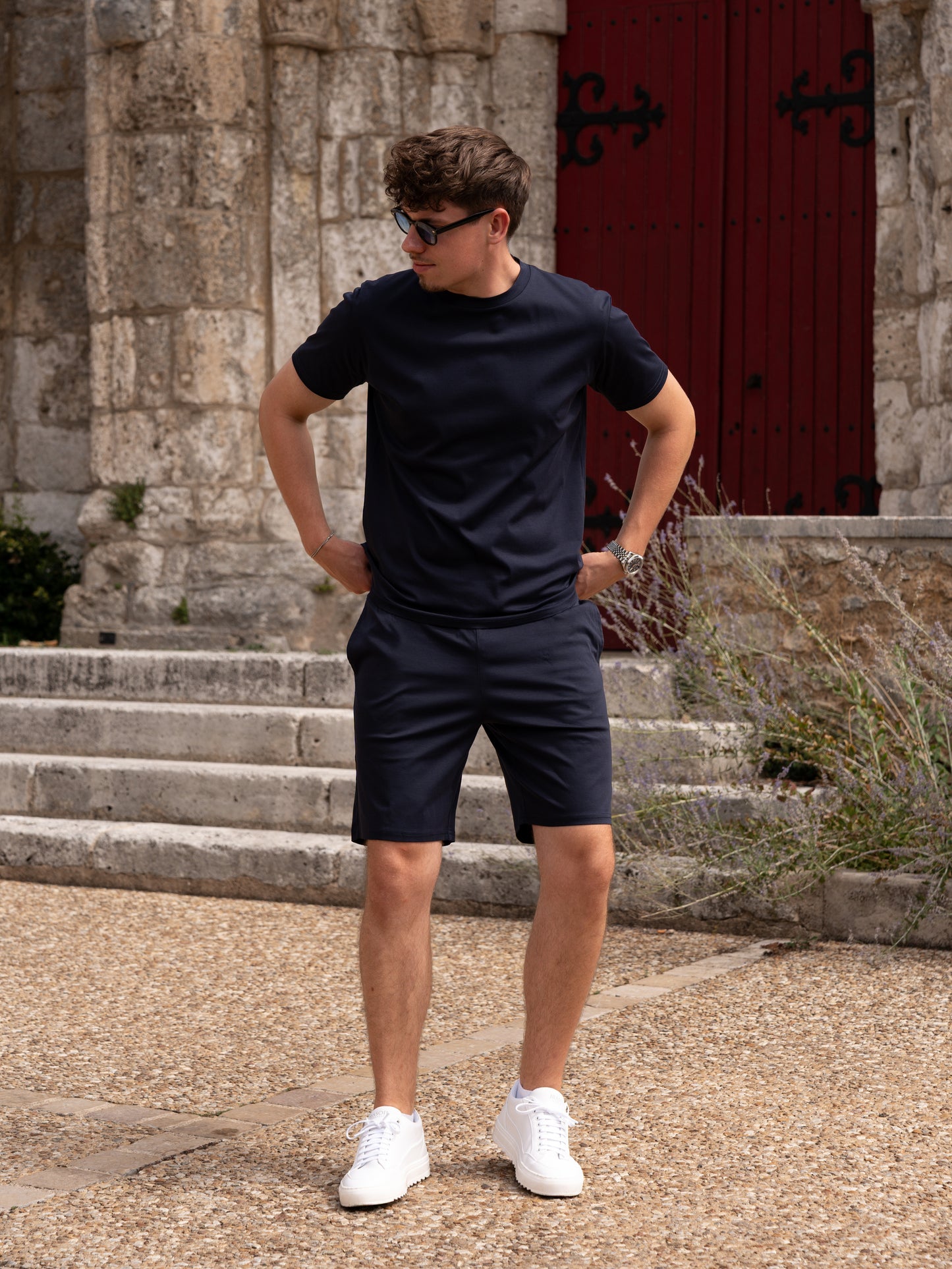 The Mercerised Co-Ord Set - Dark Blue