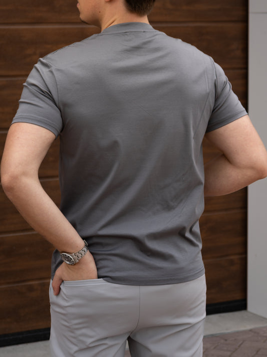 The Mercerised T-Shirt - Grey