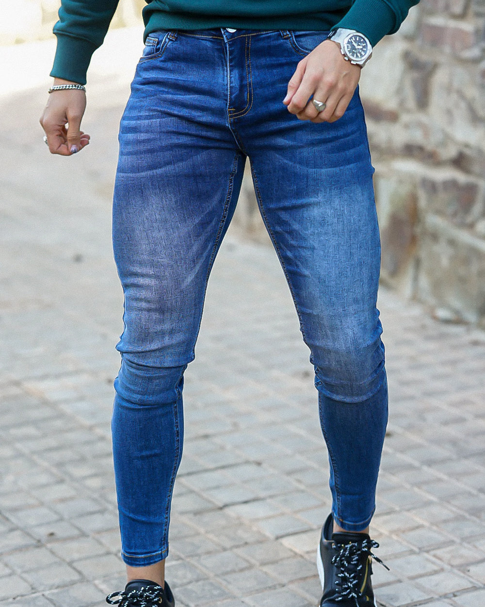 THE LUCENTE JEANS - BLUE