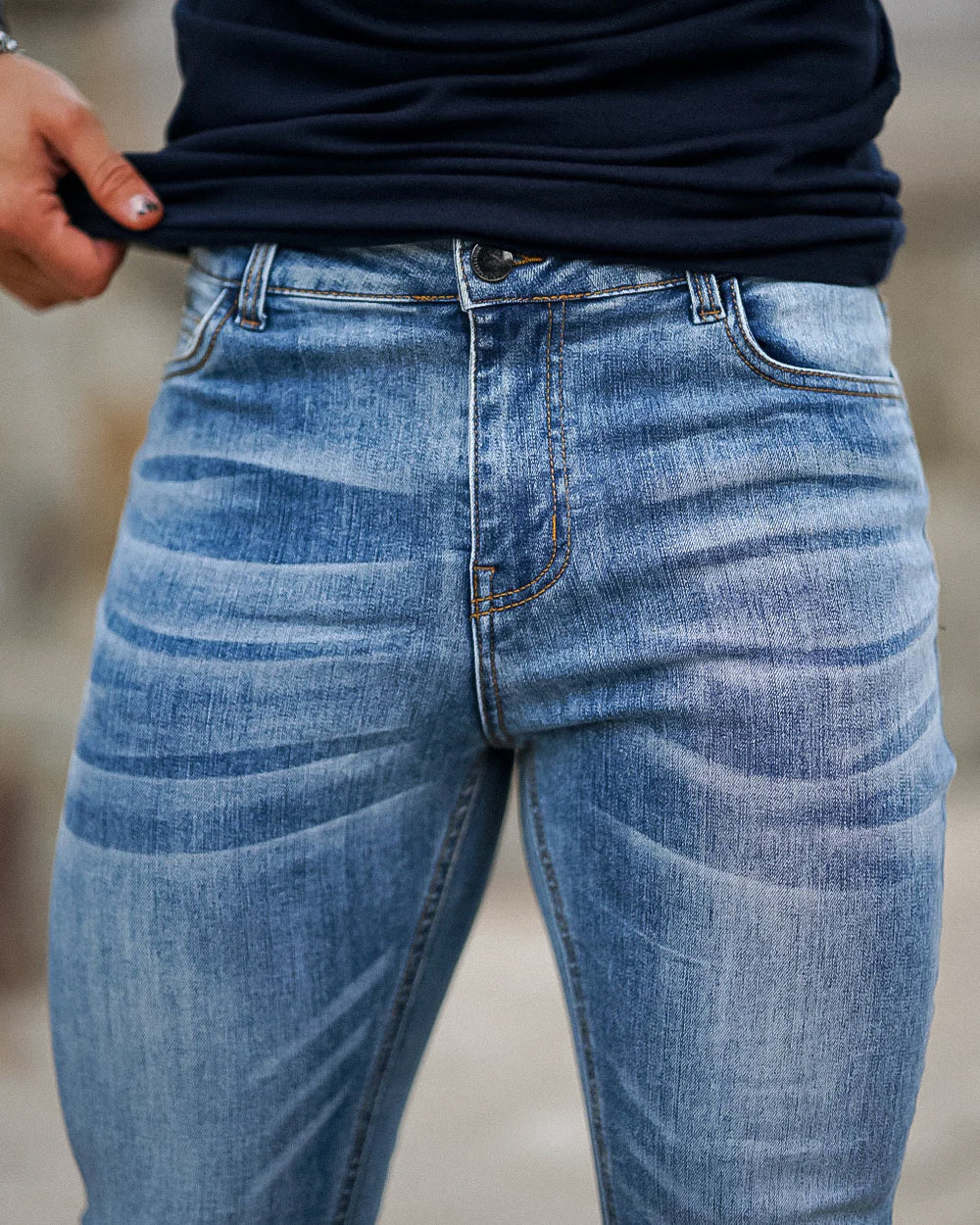 THE LUCENTE JEANS - WASHED BLUE