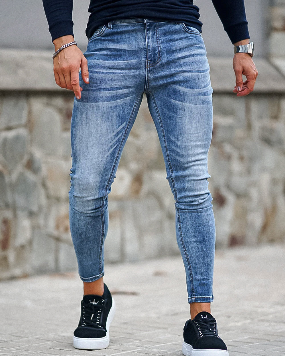 THE LUCENTE JEANS - WASHED BLUE