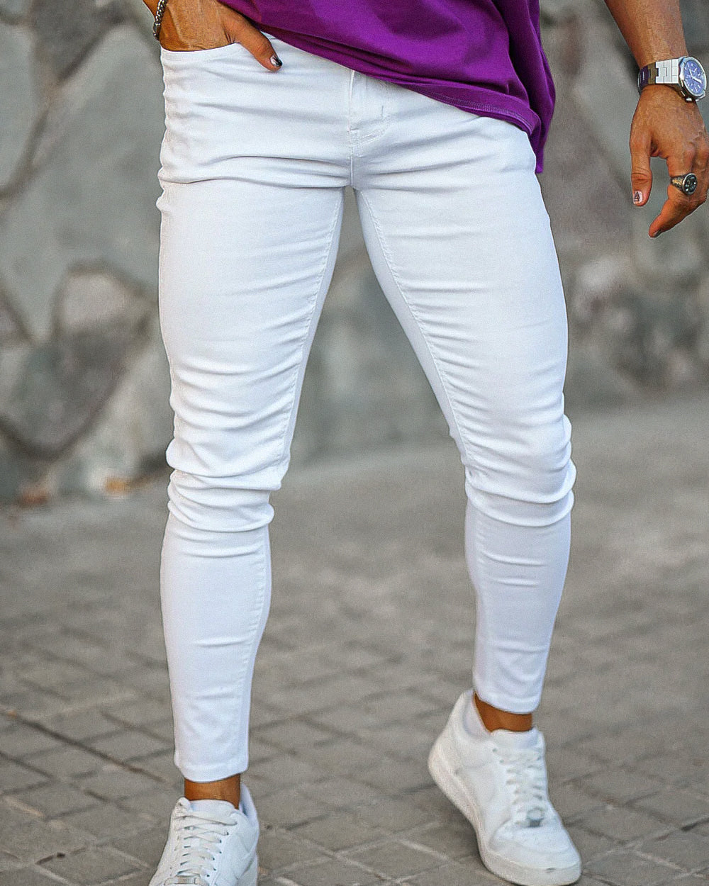 THE LUCENTE JEANS - WHITE