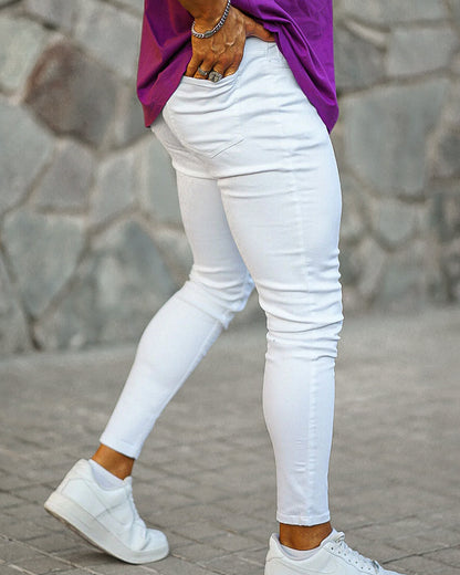 THE LUCENTE JEANS - WHITE