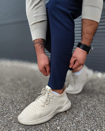 THE VALERIO TROUSERS - DARK BLUE