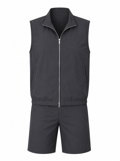The Tech Gilet Set - Grey