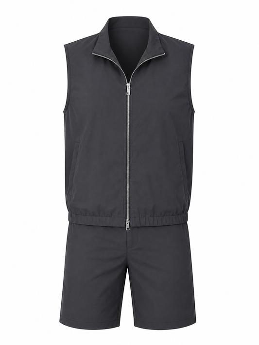 The Tech Gilet Set - Grey
