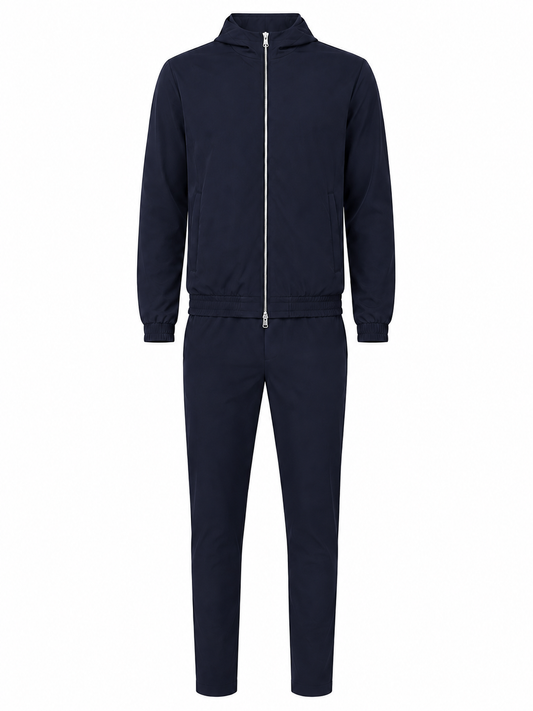 The Hooded Tech Suit - Dark Blue