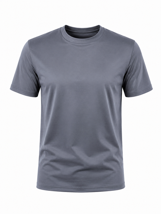 The Mercerised T-Shirt - Grey