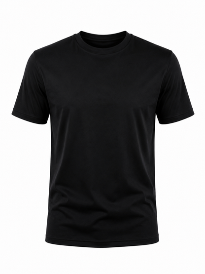 The Mercerised T-Shirt - Black