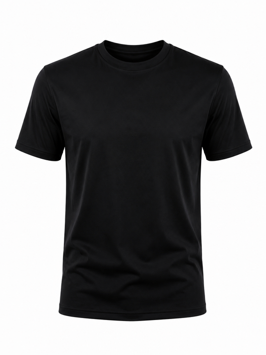 The Mercerised T-Shirt - Black