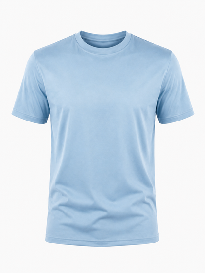 The Mercerised T-Shirt - Light Blue