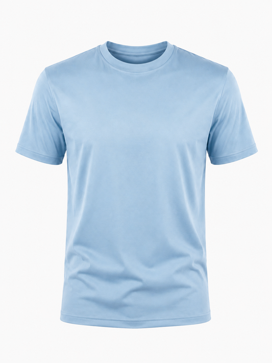 The Mercerised T-Shirt - Light Blue