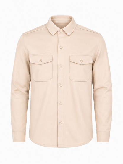 The Milano Overshirt - Beige