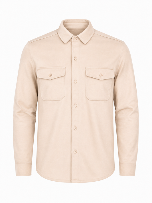 The Milano Overshirt - Beige