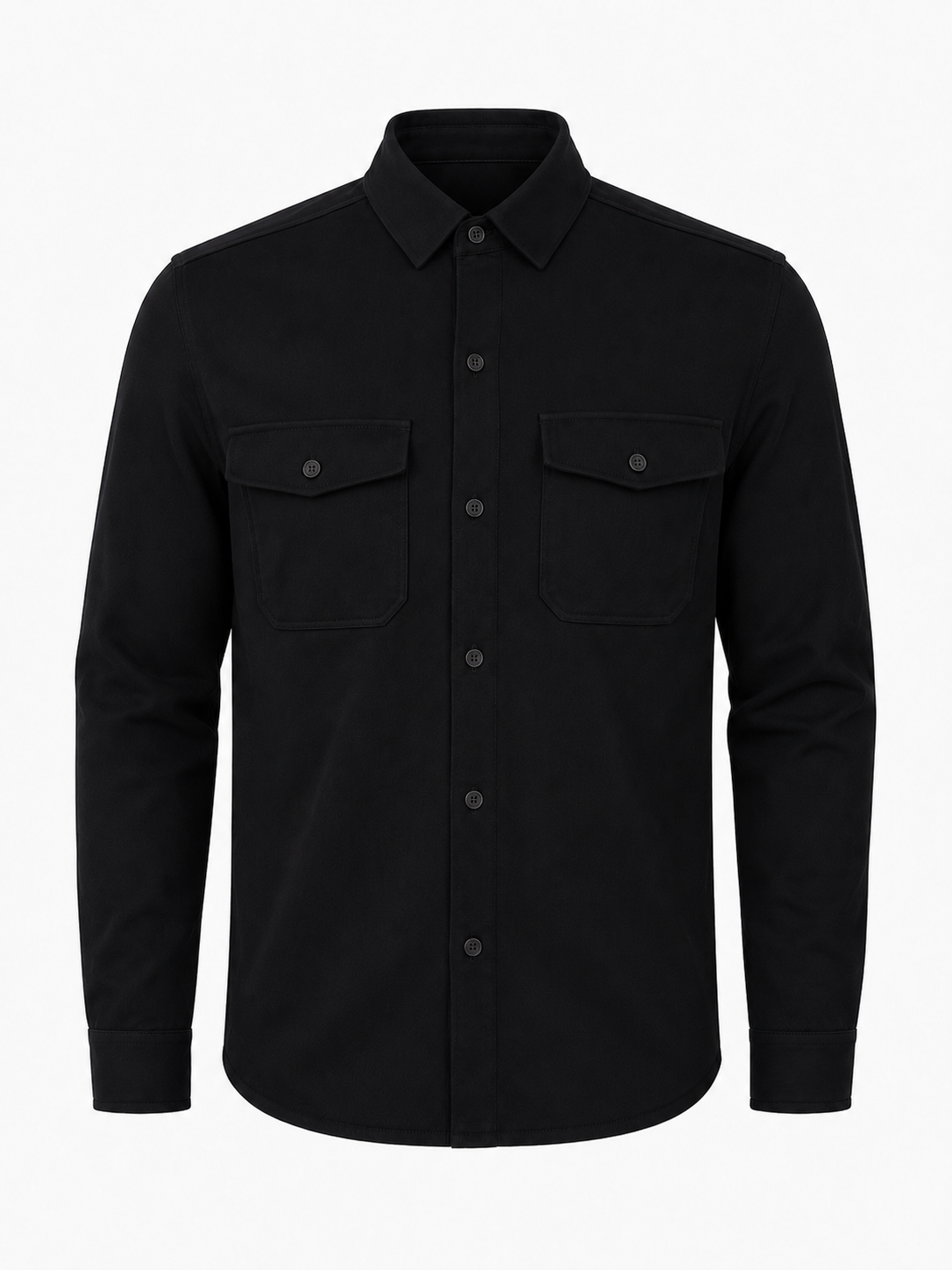 The Milano Overshirt - Black