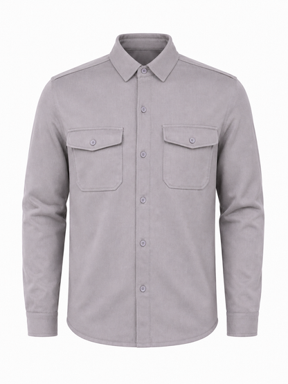 The Milano Overshirt - Grey